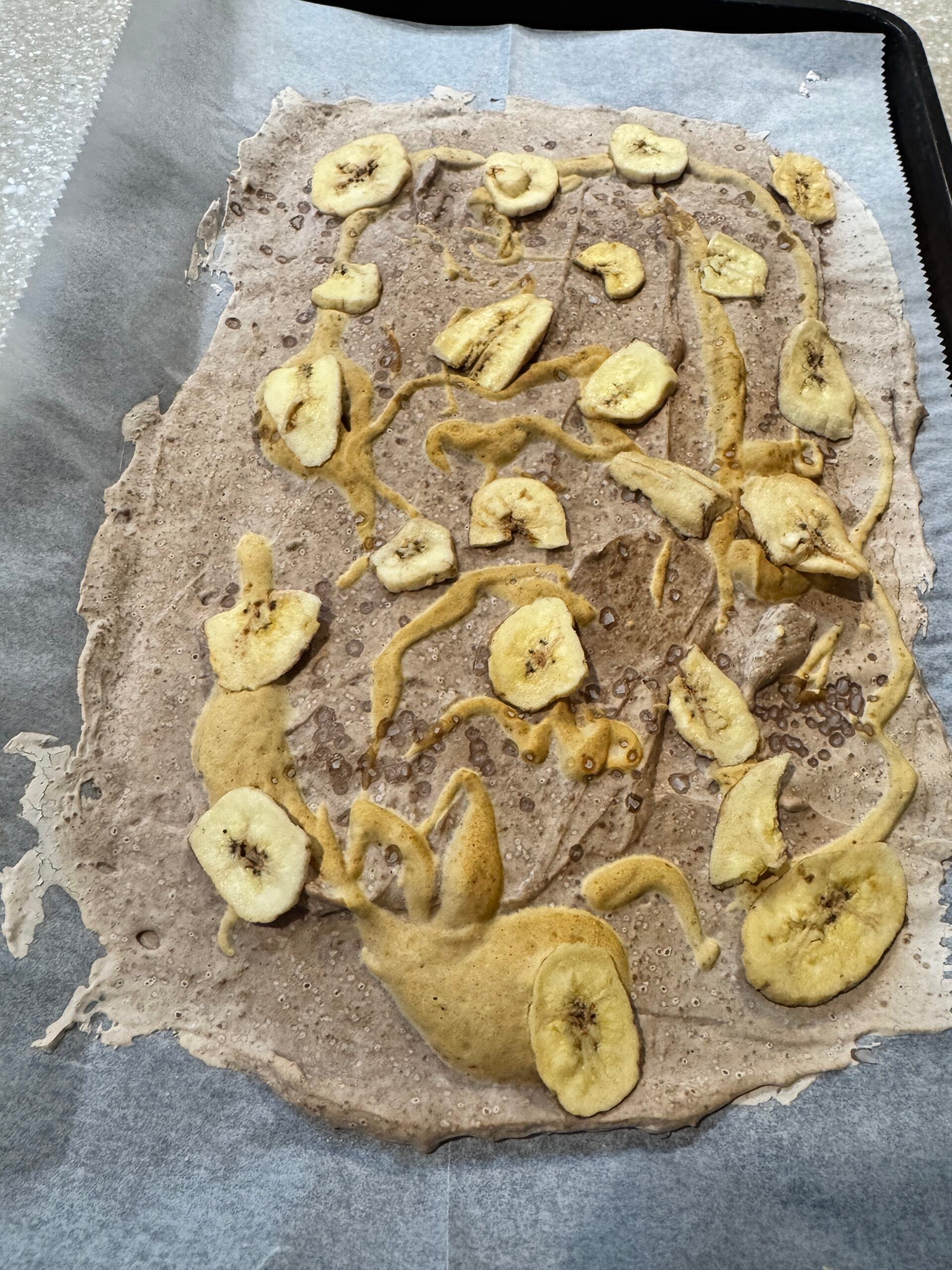 Peanut Butter Chocolate Banana Yogurt Bark