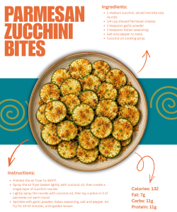 Parmesan Zucchini Bites