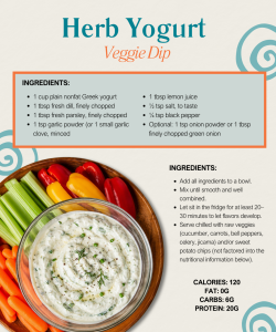Herb Yogurt Veggie Dip
